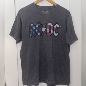 Vintage AC/DC Dark Gray Short Sleeve Tee